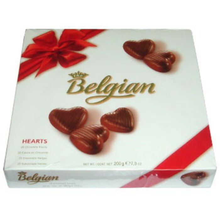 Belgian Hearts Hazelnut Desszert 200g