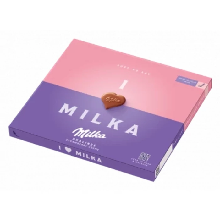 Milka I Love Eper Desszert 110g