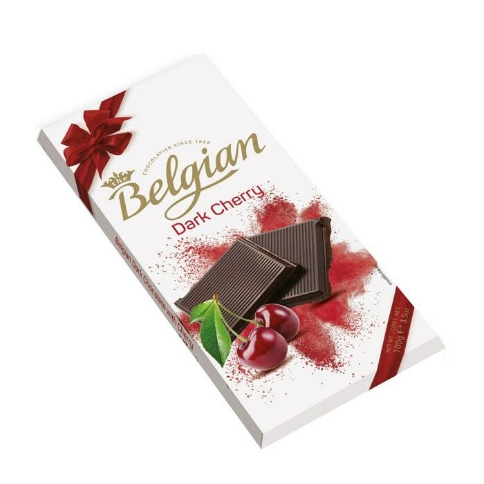 Belgian Cherry Étcsokoládé 100g