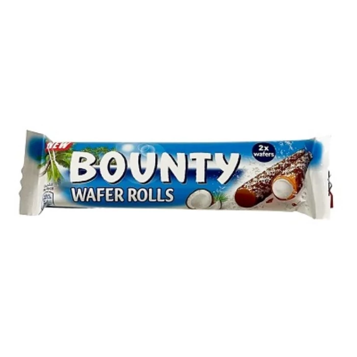 Bounty Wafer Rolls Kókuszos Ostya Tekercs 22,5g