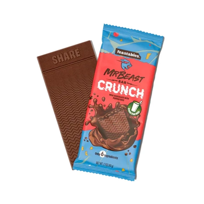 Mr Beast Crunch Bar Ropogós Csokoládé 35g