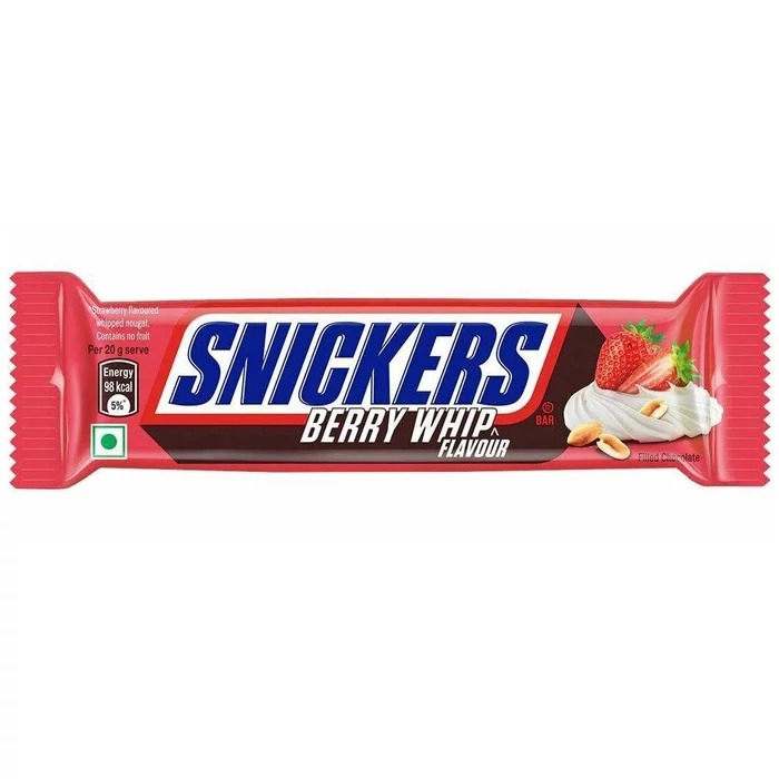 Snickers Berry Whip Epres Tejszínhabos Csokiszelet 40g