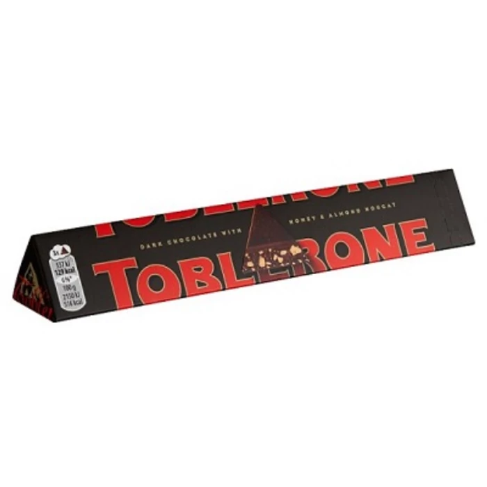 Toblerone Étcsokoládé Mézzel és Mandulanugáttal 100g