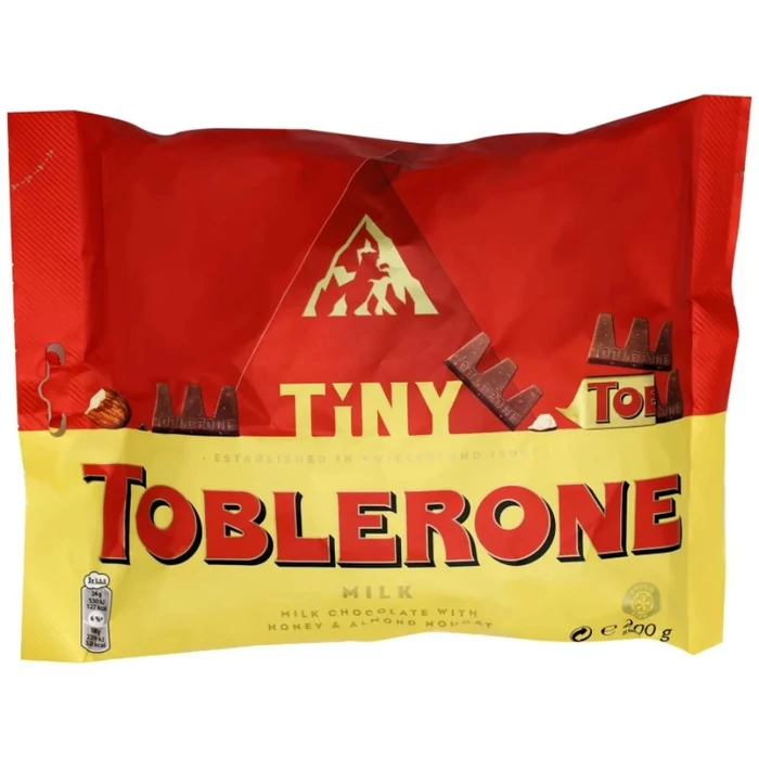 Toblerone Tiny Tejcsokoládé Mézzel és Mandulanugáttal 200g