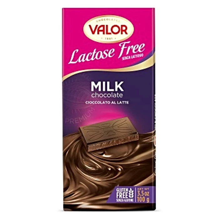 Valor Laktóz-és Gluténmentes Tejcsokoládé 100g