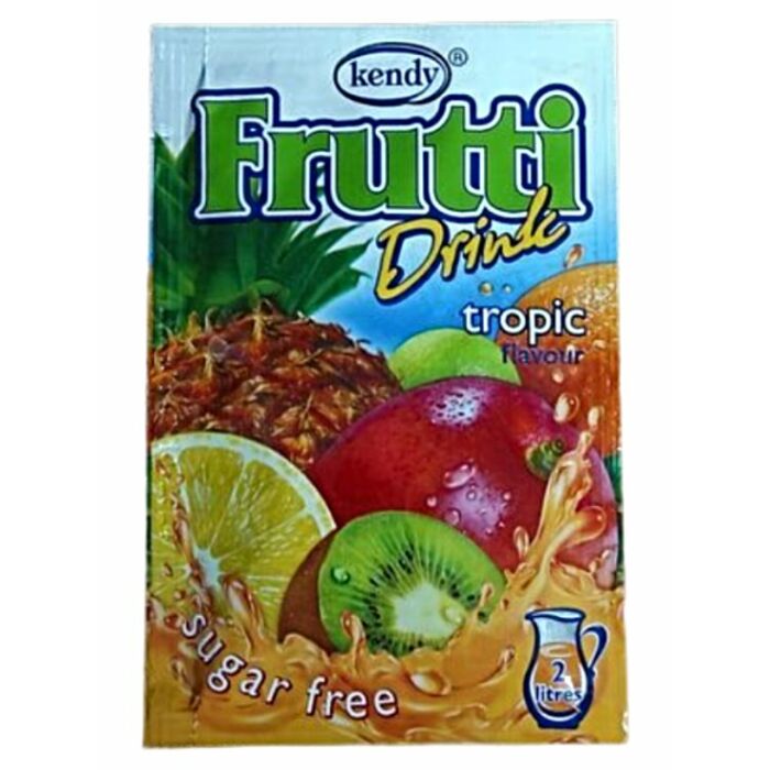 Kendy Frutti Trópusi  Gyümölcs Ízű Italpor Hozzáadott Cukor Nélkül 8,5g