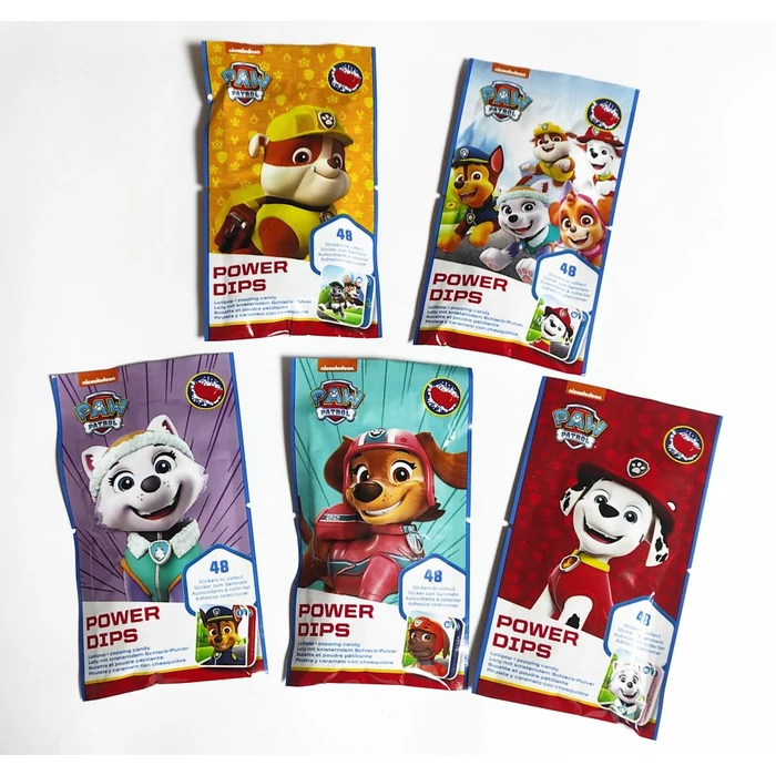 Paw Patrol Nyalóka Eper Ízű Pattogós Cukorral 12g(1db)