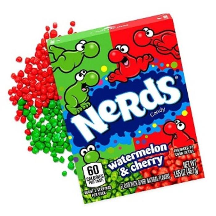 Nerds Görögdinnye és Cseresznye Ízű Cukorka  46,7g