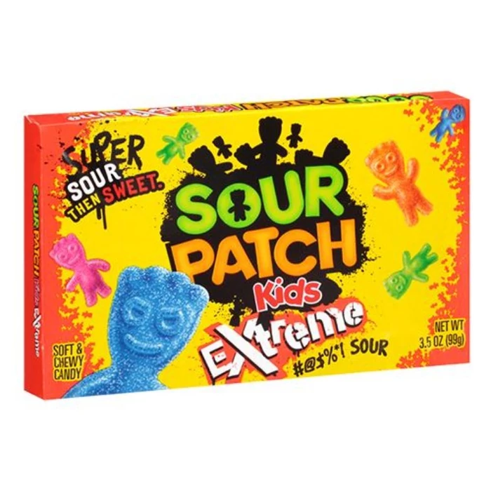 Sour Patch Kids Extrem Savanyú Vegyes Lágy Rágós Cukorka 99g