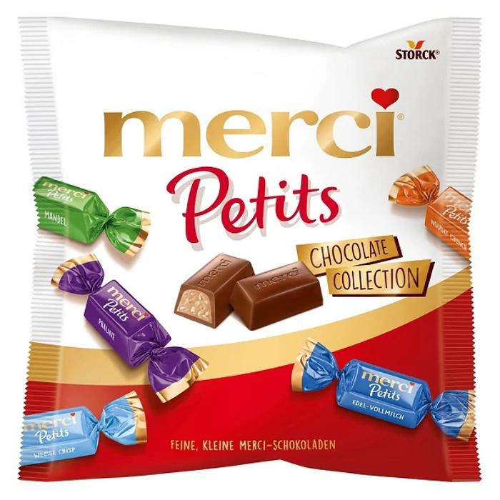 Merci Petits Töltött és Töltetlen Csokoládékülönlegesség 125g