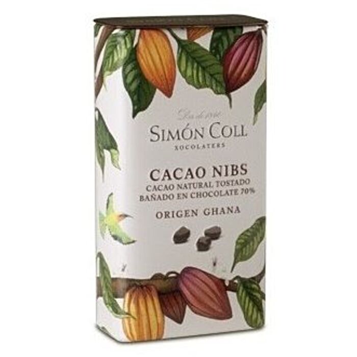 Simon Coll Gluténmentes Pirított Kakaóbabok Étcsokoládéban  30g