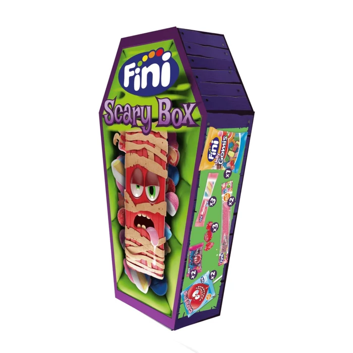 Fini Scary Ijesztő Halloween Cukor-Gumicukor Válogatás Box 92g