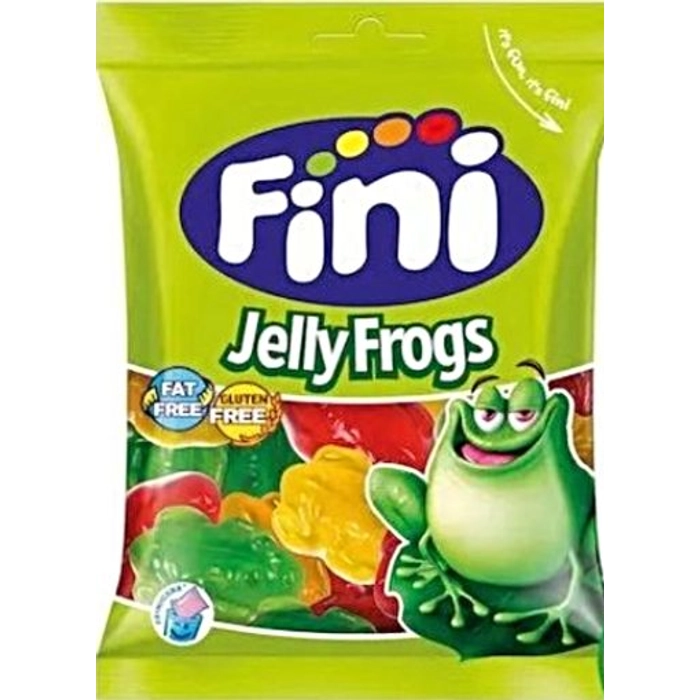 Fini Jelly Frogs Vegyes Gyümölcs Ízű Gumicukor 75g
