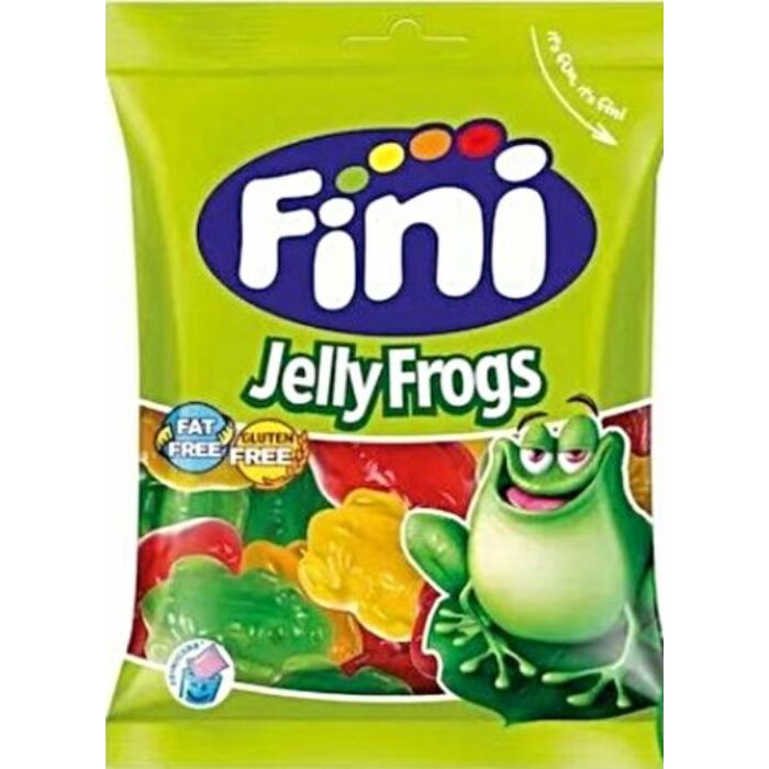Fini Jelly Frogs Vegyes Gyümölcs Ízű Gumicukor 75g
