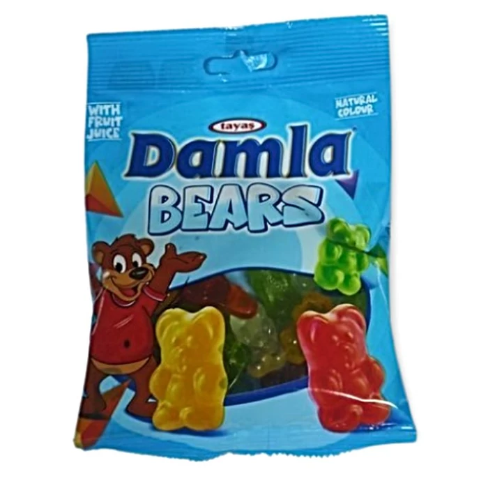 Damla Bears Vegyes Gyümölcs Ízű Gumicukor  80g