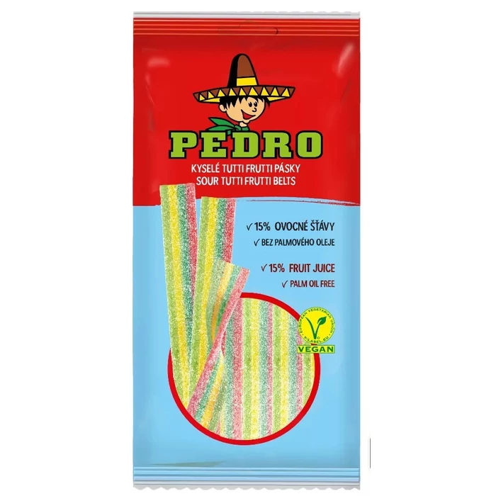 Pedro Vegan Savanyú Tutti Frutti Szíj 80g  