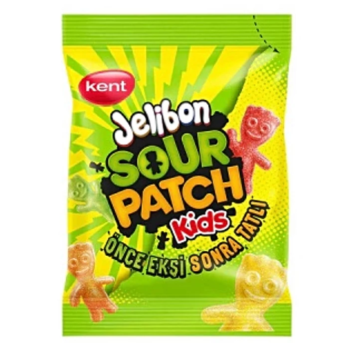 Sour Patch Kids Kent Savanyú Vegyes Gyümölcsízű Cukorka 160g