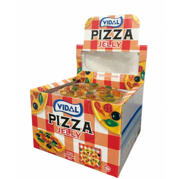 Gyümölcs ízű gumicukor - Pizza Szeletek(11x66g) 726g