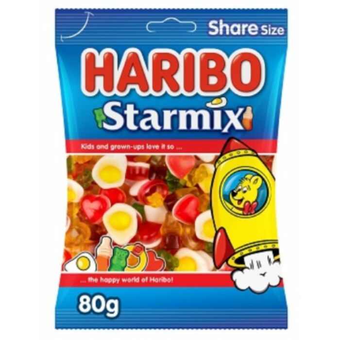 Haribo Starmix Gumicukor Válogatás  80g