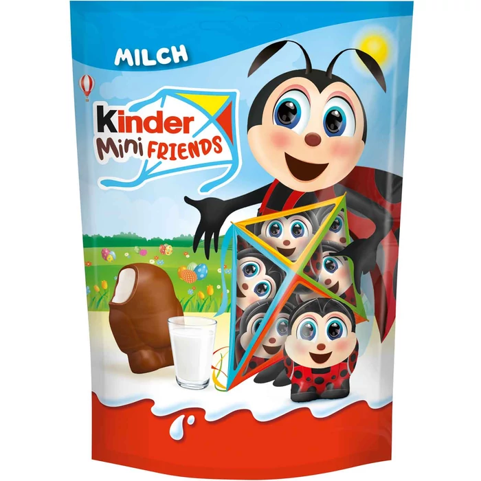 Kinder Húsvéti Mini Friends Tejcsokoládé Figurák (katicák) 122g