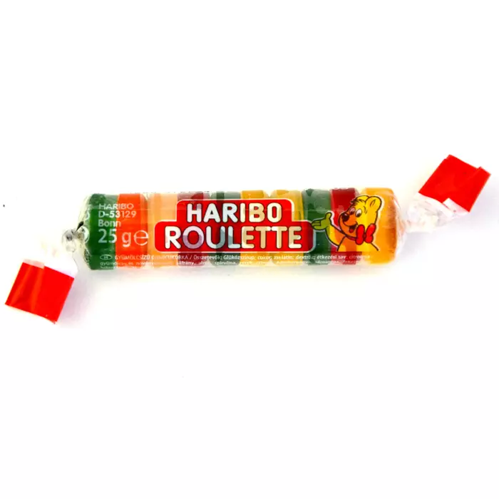 Haribo Roulette Gyümölcs gumicukor 25g