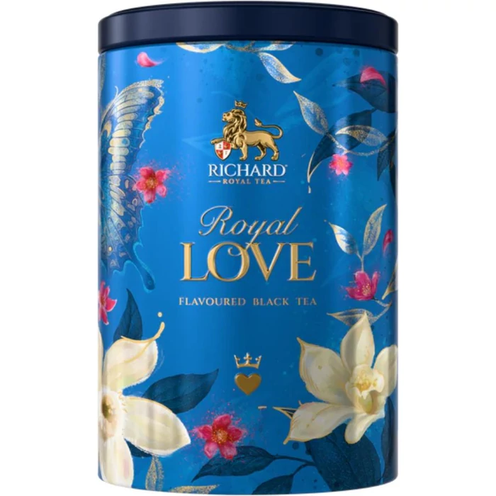 Richard Royal Ceylon Love Fémdobozos Fekete Tea (Blue) 80g