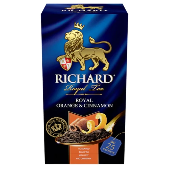 Richard Royal Narancs&Fahéj Ízesített Fekete Tea 50g