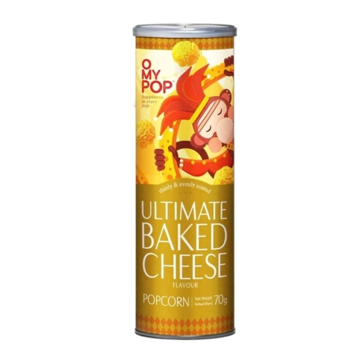 OMYPOP Baked Sajt  Ízű Popcorn 70g
