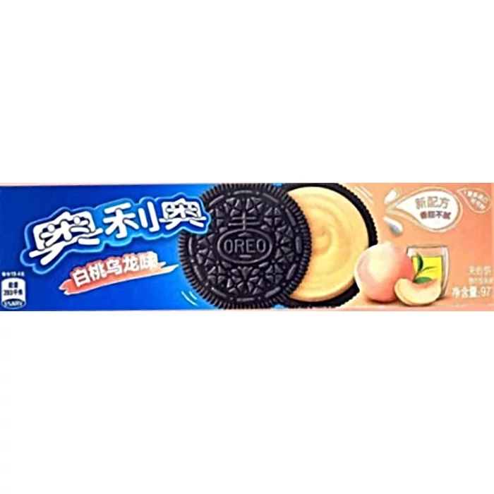 Oreo Keksz Japán Öszibarackos Tea Ízű Krémmel Töltve 97g
