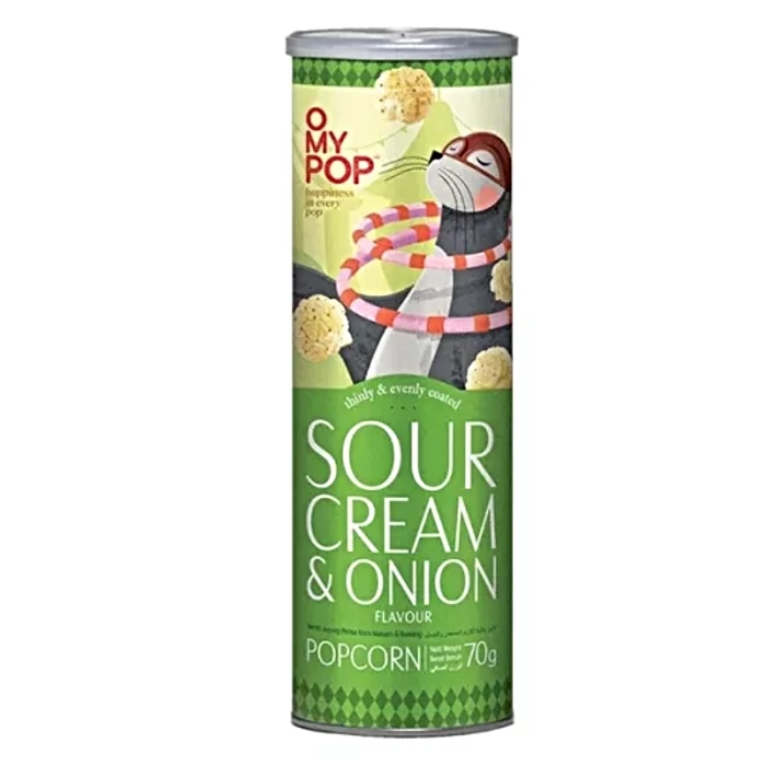 OMYPOP Hagymás-Tejfölös Popcorn 70g