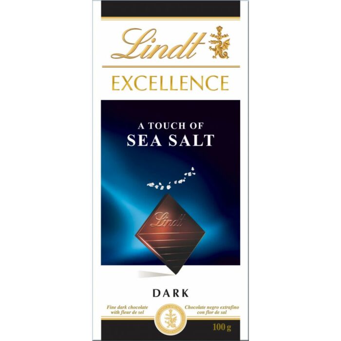 Lindt Excellence csokoládé Tengerisós 100g
