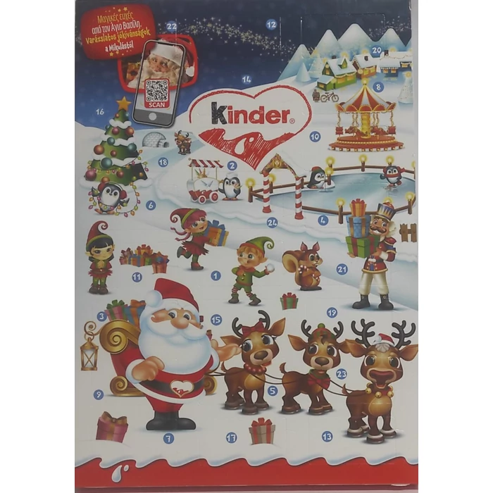 Kinder Adventi Kalendárium 141g Kinder Adventi Kalendárium 141g