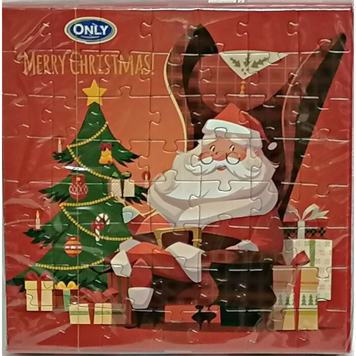 Only Merry Christmas Bonbon Puzzle-lel (piros) 120g