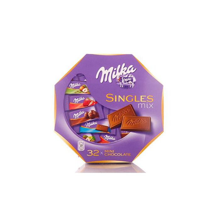 Milka Singles Mix Tejcsokoládé Válogatás 138g (30db)