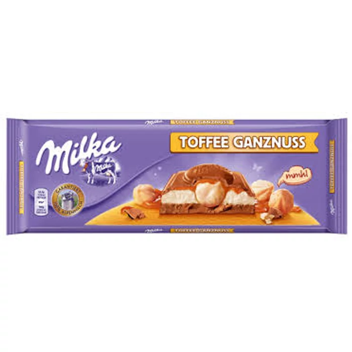 Milka Karamellás-egészmogyorós tejcsoki 300g