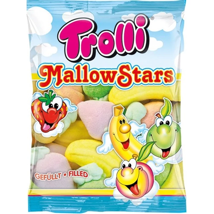 Trolli mallow star (vegyes) 150g