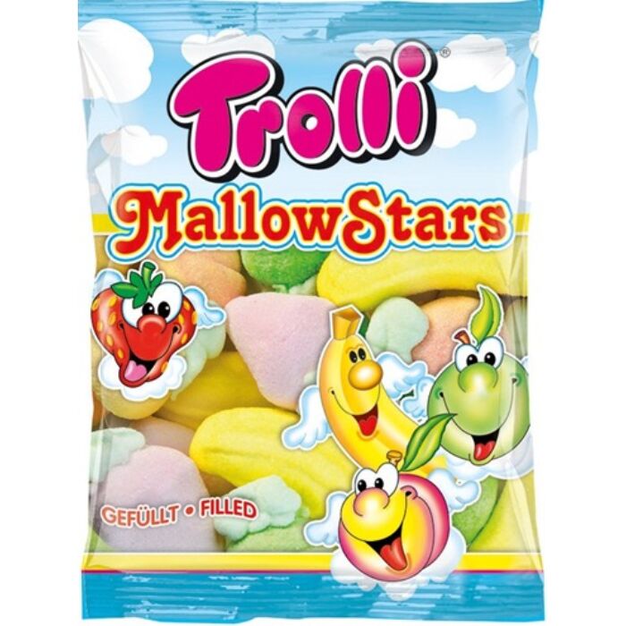 Trolli mallow star (vegyes) 150g