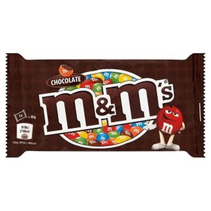 M&M's tejcsokoládés drazsé 45g
