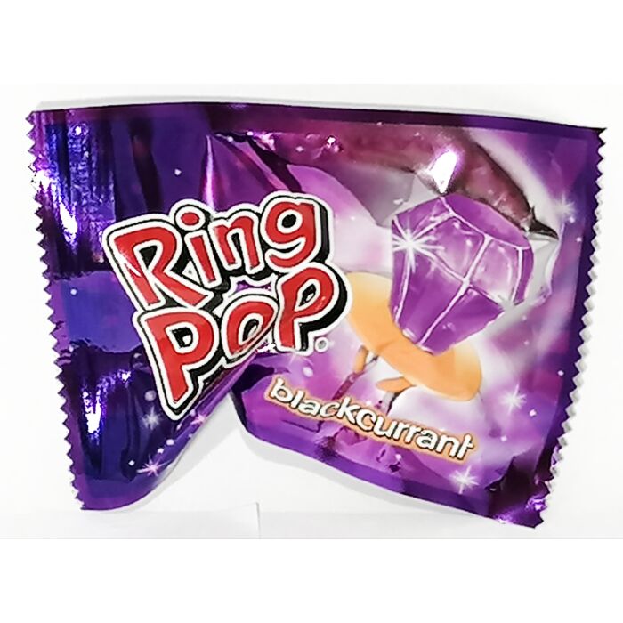 Ring Pop Cukor Gyűrű Feketeribizli Ízű 10g