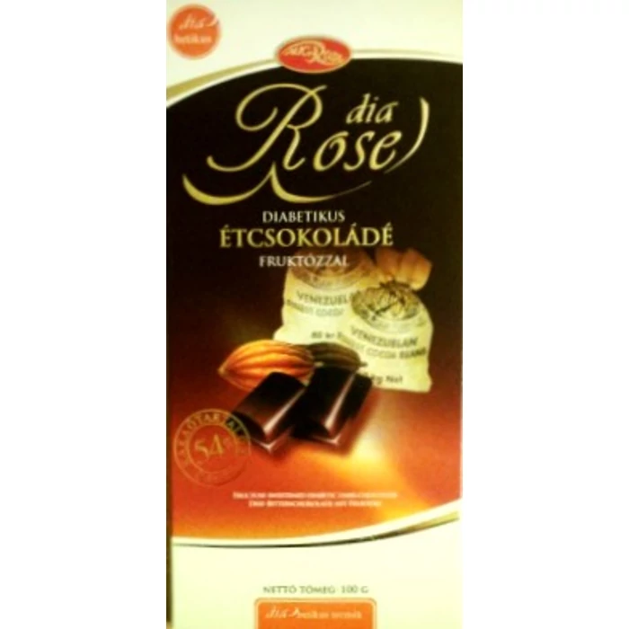 Dia Rose Diabetikus étcsoki fruktózzal  100g