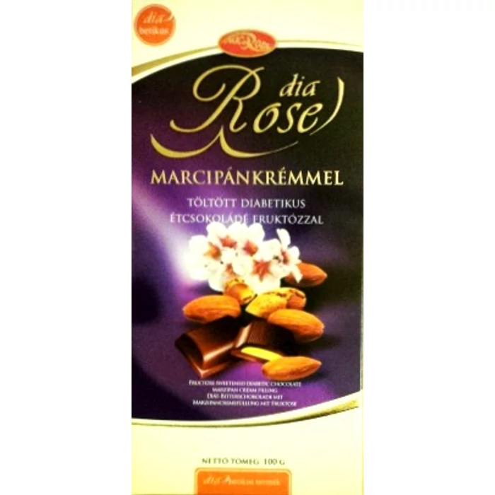 Dia Rose Diabetikus étcsoki marcipán krémmel, fruktózzal 100g