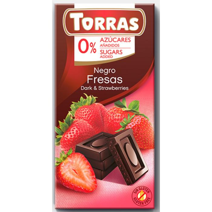 Torras Epres Gluténmentes Étcsokoládé Édesítőszerrel 75g
