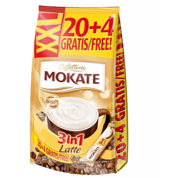 Mokate XXL 3in1 Latte Azonnal Oldódó Kávéspecialitás (24x15g)
