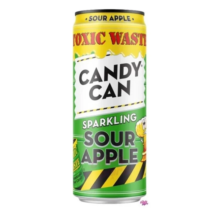 Candy Can Toxic Waste Sour Apple Savanna Zöldalmás Szénsavas Üdítőital 330ml