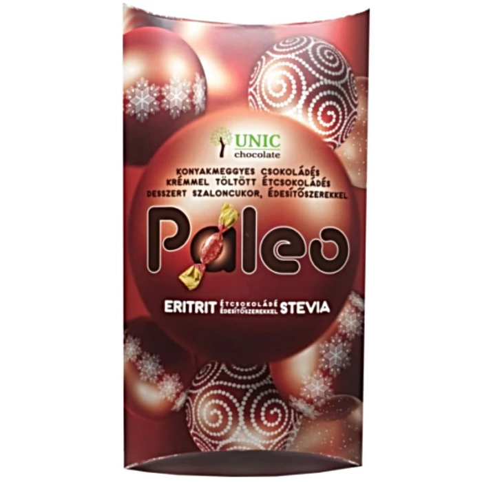 Paleo Konyakmeggyes Csokoládékrémmel Töltött Szaloncukor Édesítőszerekkel 220g