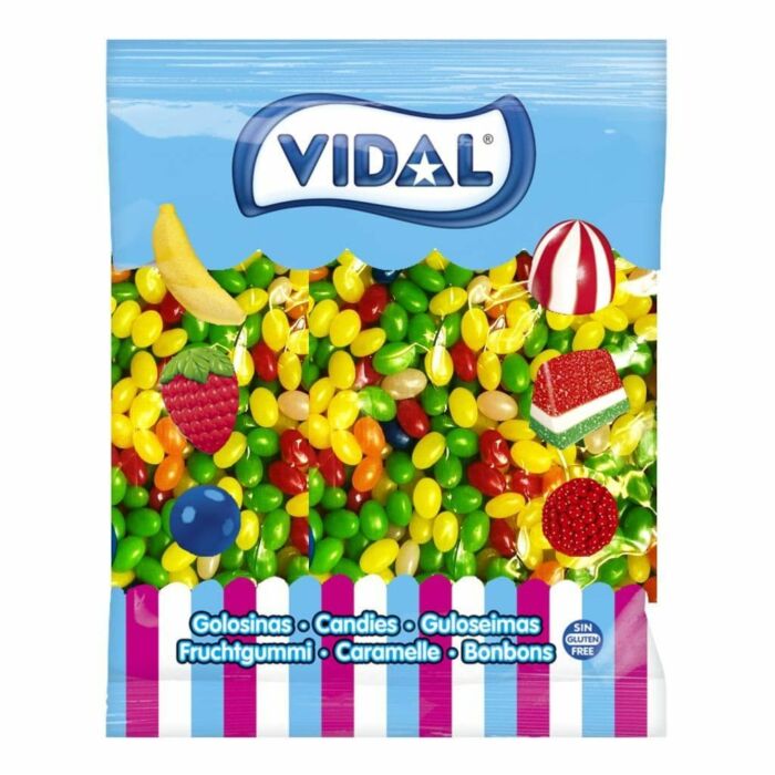 Vidal Jelly Beans Vegyes Gyümölcs Ízű Zselécukor 2000g