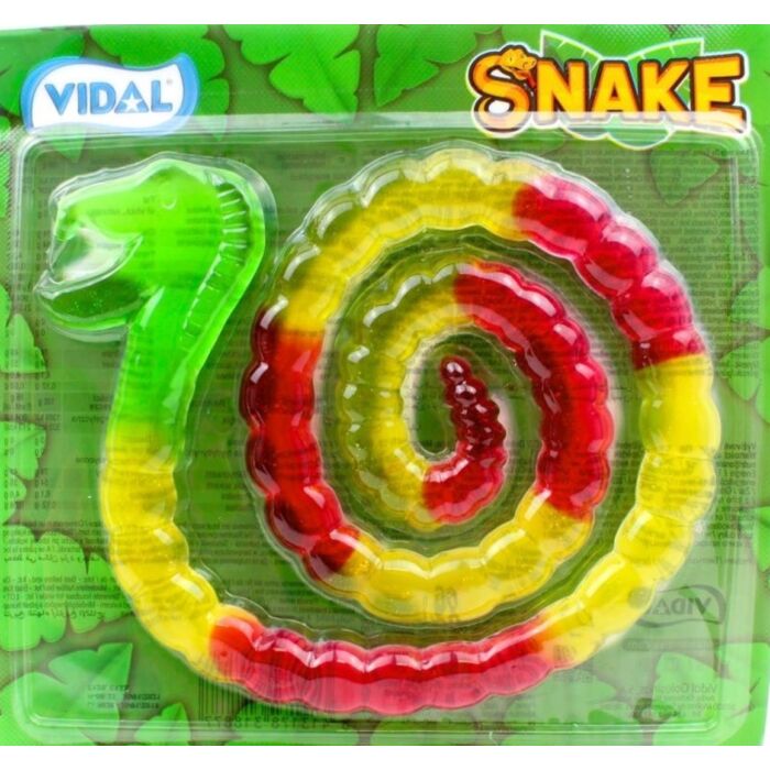 Gyümölcs ízű gumicukor - Kígyó 66g 