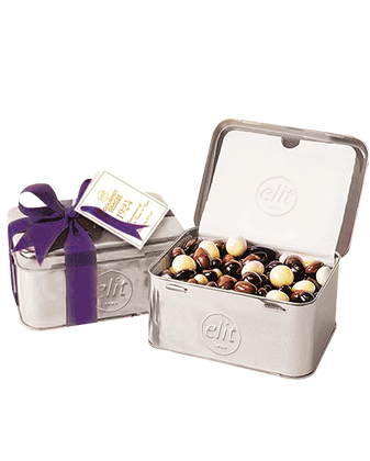 Elit Gourmet Dragee Chocolate Fruits & Nuts ezüst 250g