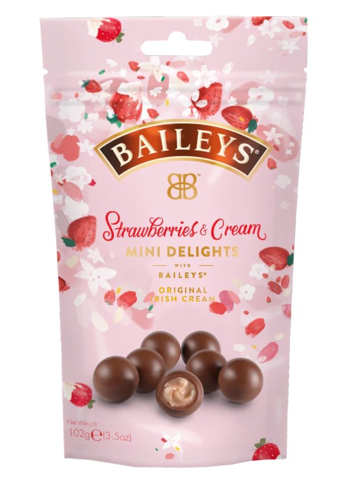 Baileys Likőrös Epres Trüffelkrémmel Töltött Csokoládégolyók 102g