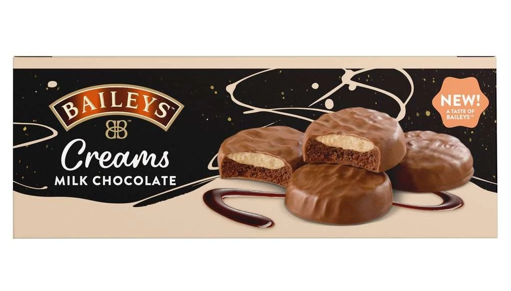  Bailey's Ízű  Krémmel Töltött Keksz Tejcsokoládé Bevonattal 128G